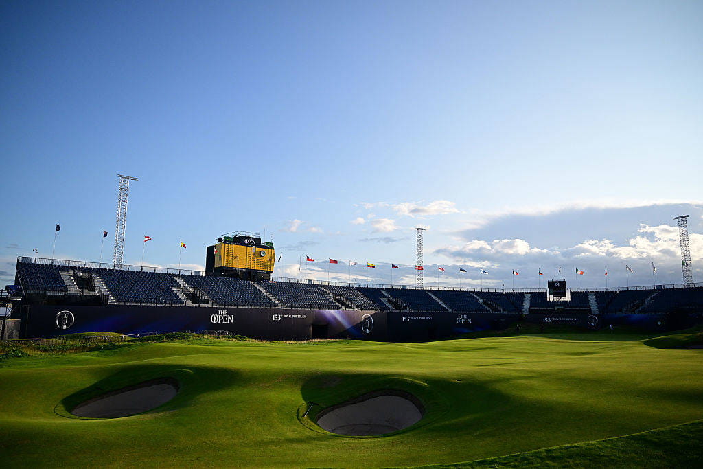 A grandstand at Royal Portrush